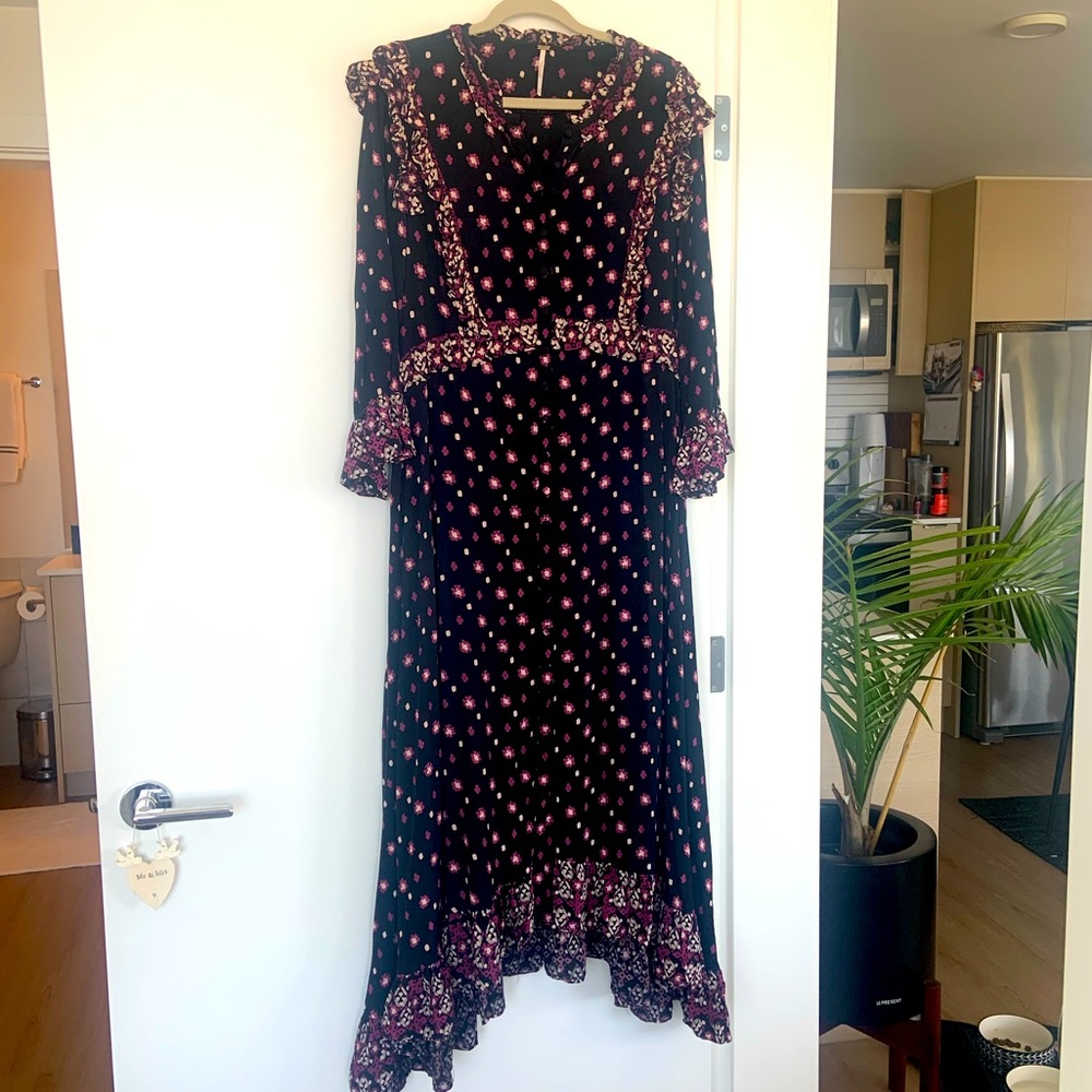 Free people boho maxi dress